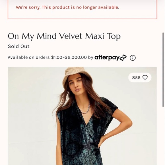 NWT Free People On My Mind Velvet Maxi Top - Picture 2 of 13